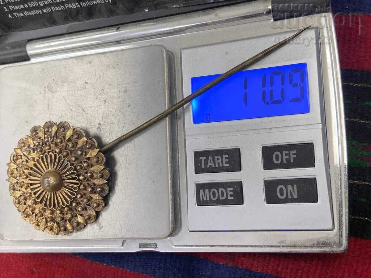 Revival-era Vidin needle, silver gilt - 6 Revival-era Vidin needle, silver gilt - 6