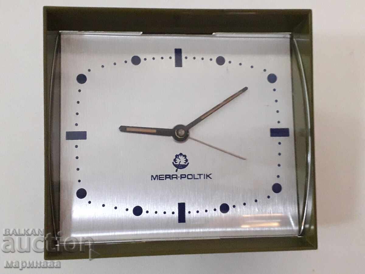 МЕХ. БУДИЛНИК '' MERA POLTIK''. ПОЛША с цена 10.00 лв. | € 5.11 МЕХ. БУДИЛНИК '' MERA POLTIK''. ПОЛША с цена 10.00 лв. | € 5.11