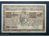 Γερμανία, Γερμανία, Ραντόλφτσελ 10 μάρκα, 1918, aUNC