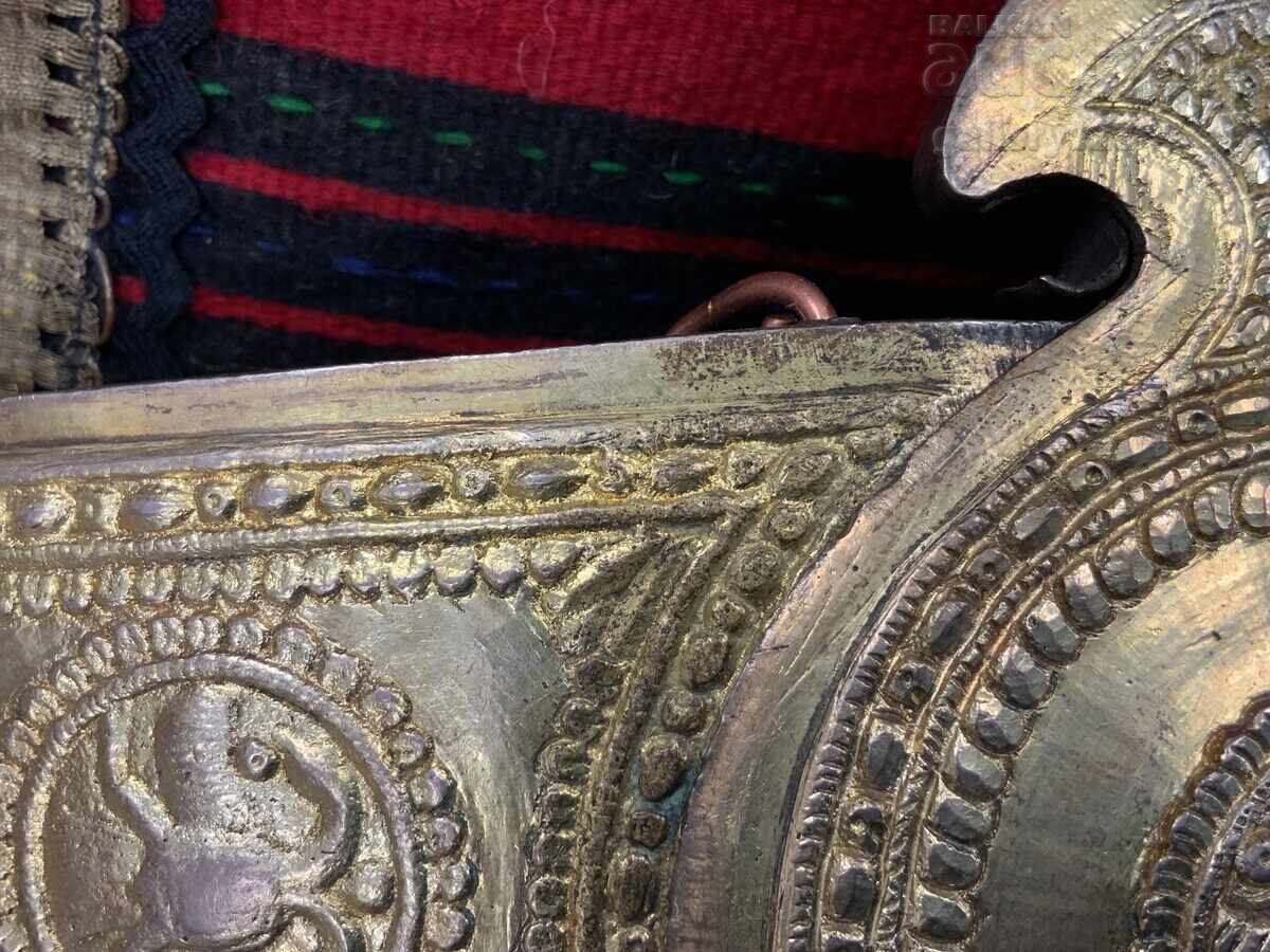 Revival-era Karnobat large buckle silver chased gilding - 12 Revival-era Karnobat large buckle silver chased gilding - 12