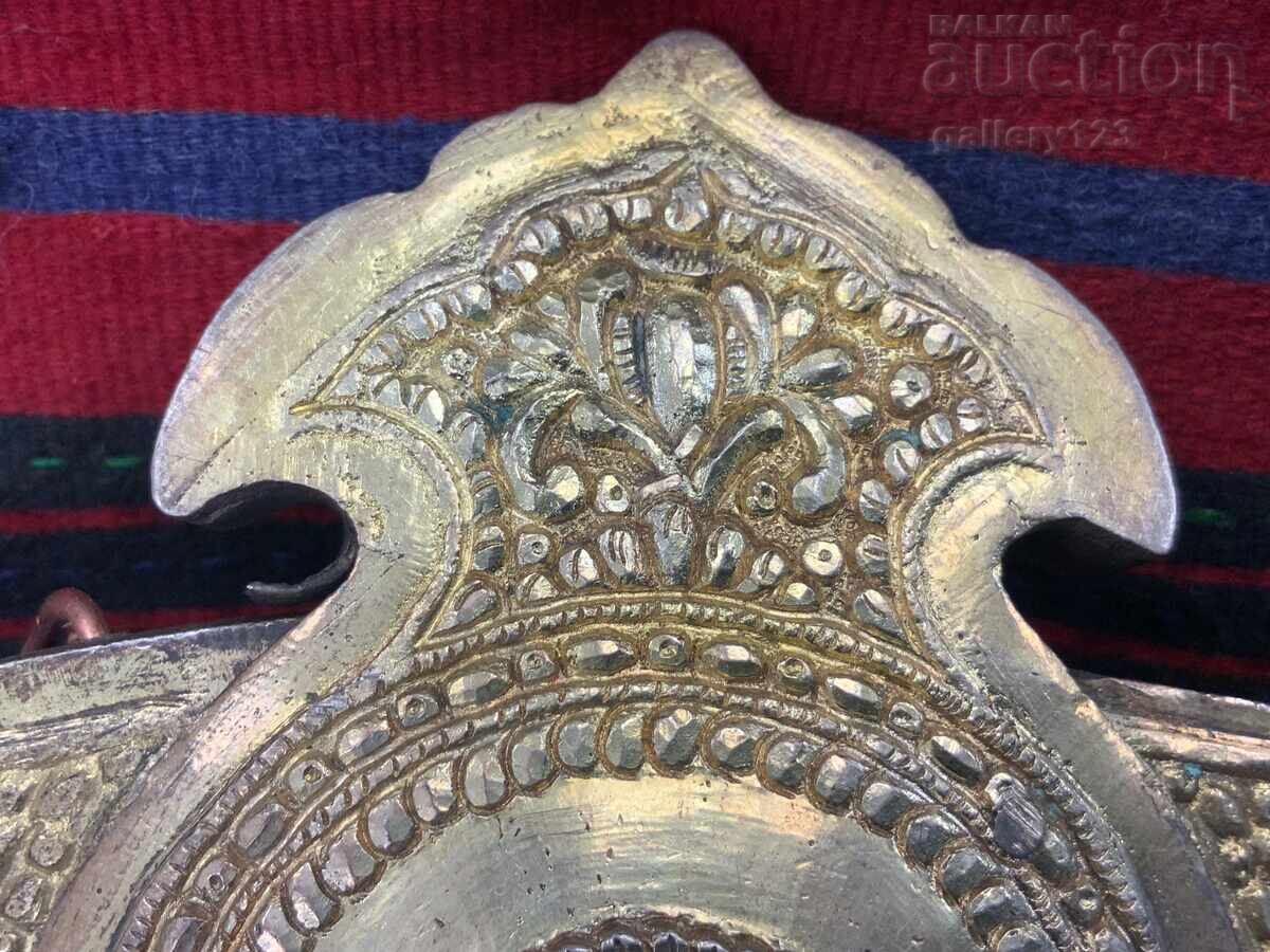 Revival-era Karnobat large buckle silver chased gilding - 13 Revival-era Karnobat large buckle silver chased gilding - 13