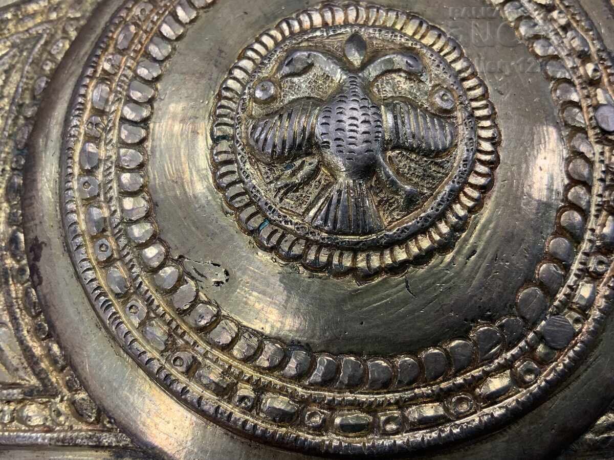 Revival-era Karnobat large buckle silver chased gilding - 7 Revival-era Karnobat large buckle silver chased gilding - 7