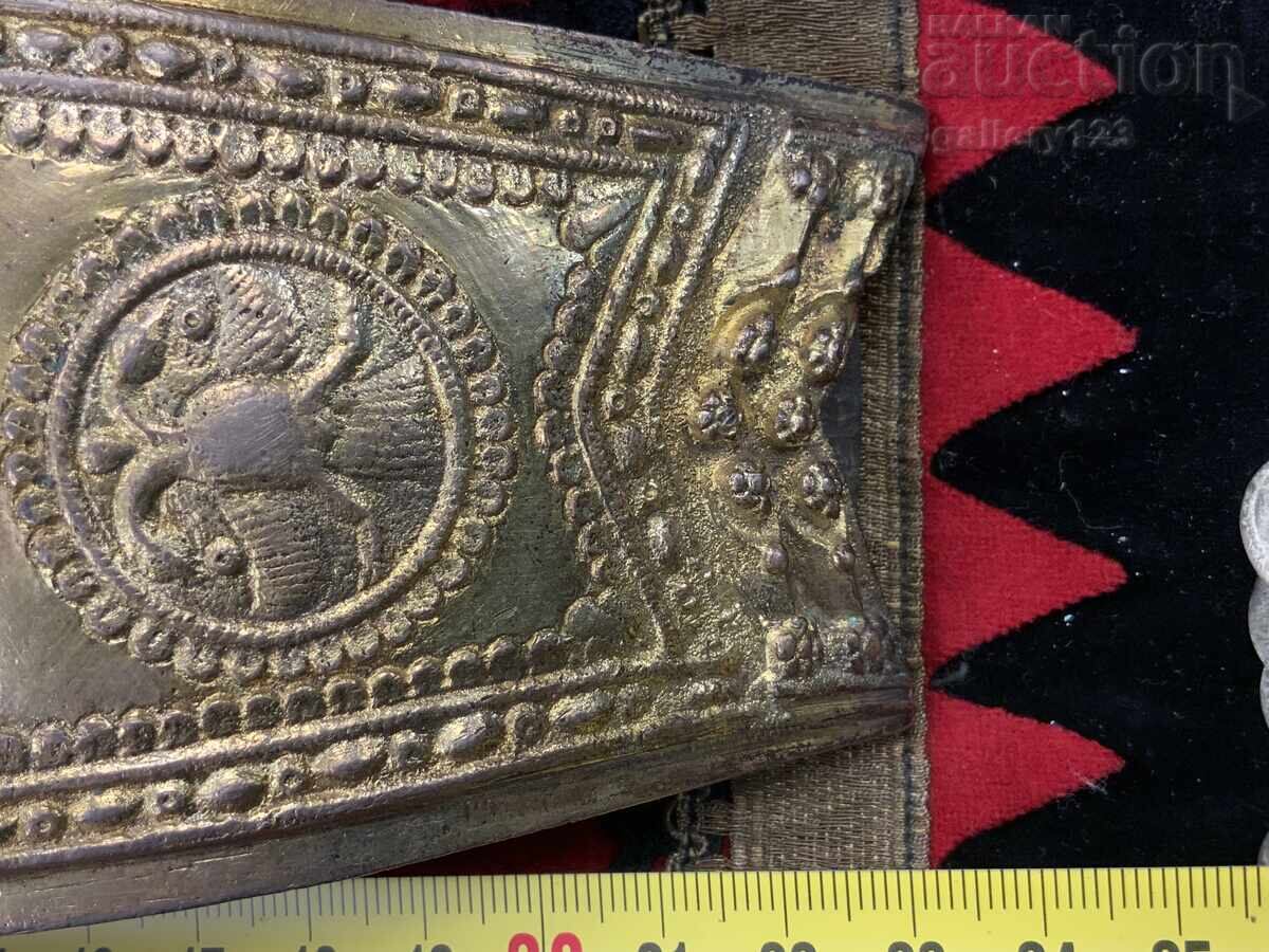 Revival-era Karnobat large buckle silver chased gilding - 11 Revival-era Karnobat large buckle silver chased gilding - 11