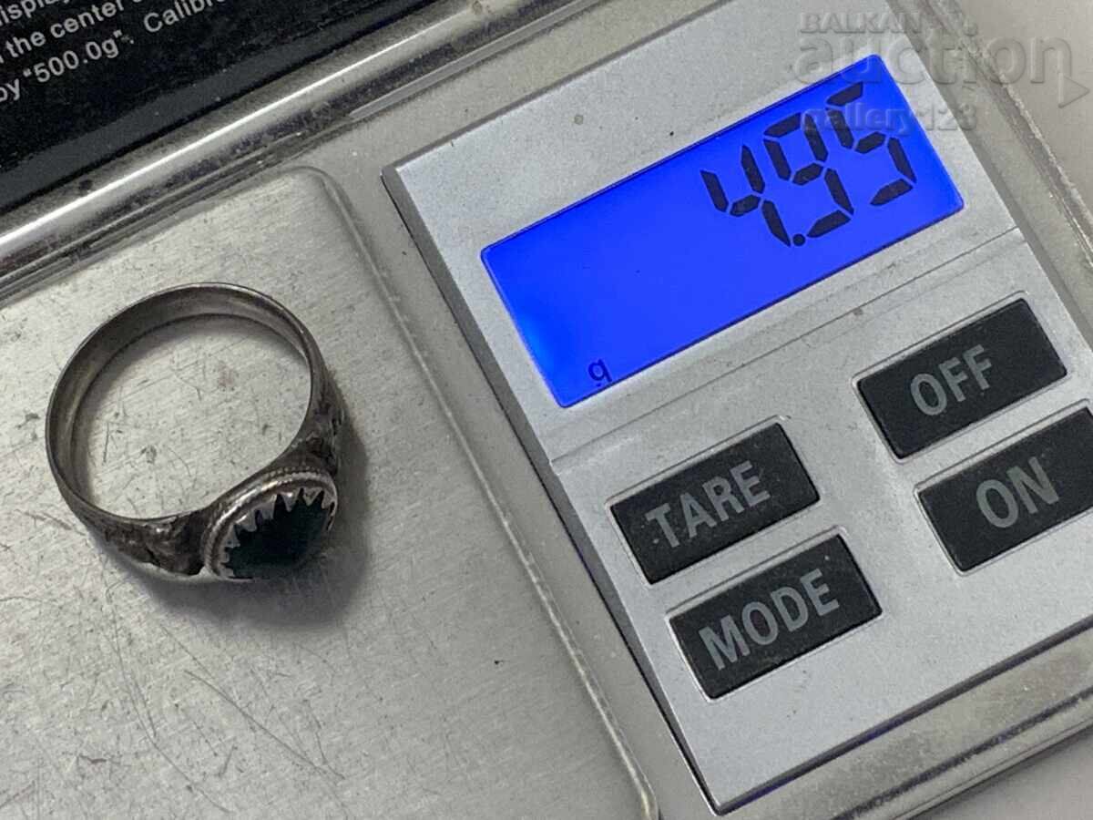 Revivalist ring, silver, cut - 7 Revivalist ring, silver, cut - 7