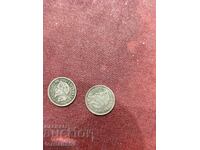 Λοτ 20 λεπτών 1867 Γαλλία εμπρός και πίσω