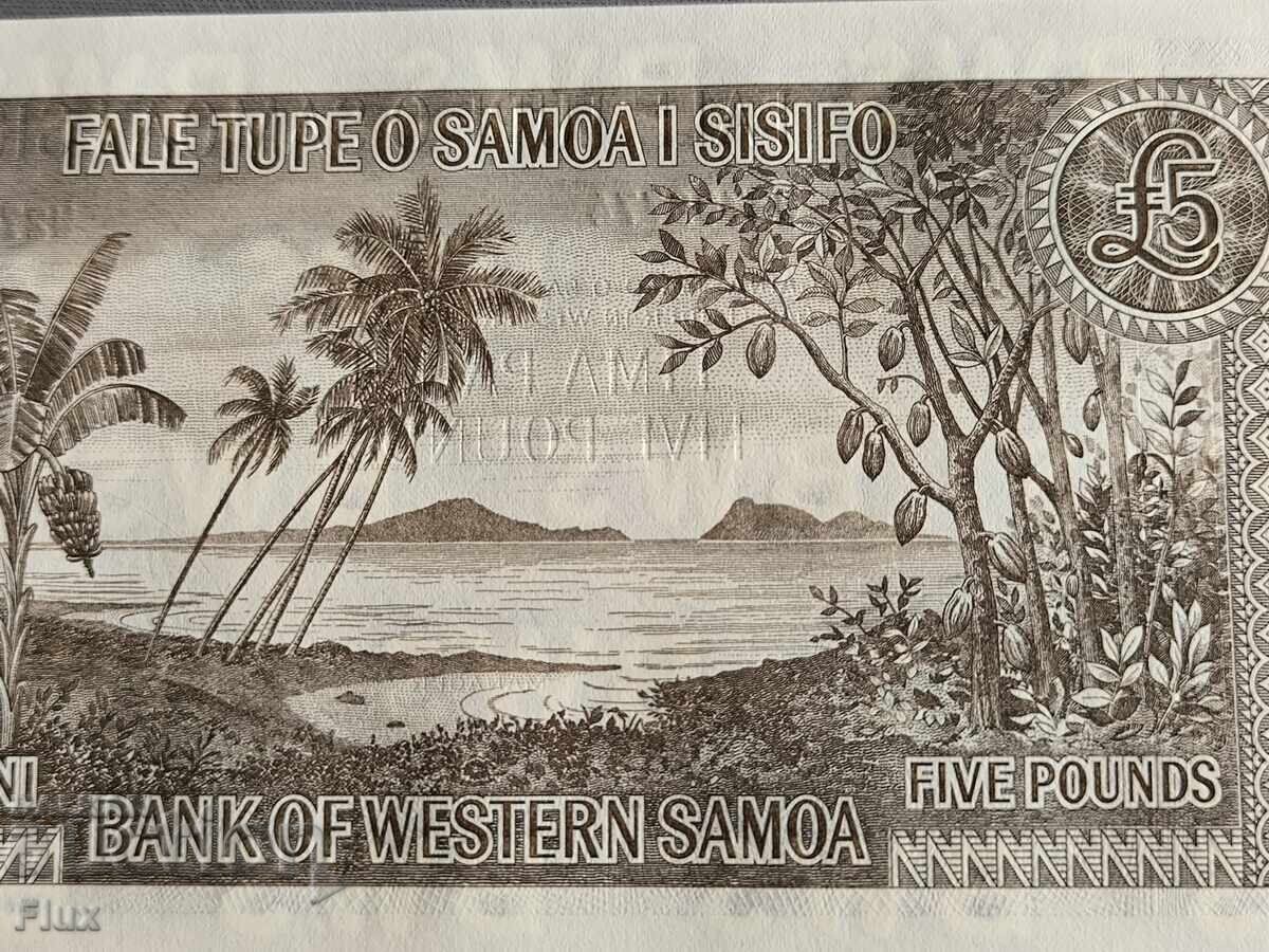 Delivery of Banknote - Western Samoa - 5 Pounds UNC | 2020 Delivery of Banknote - Western Samoa - 5 Pounds UNC | 2020