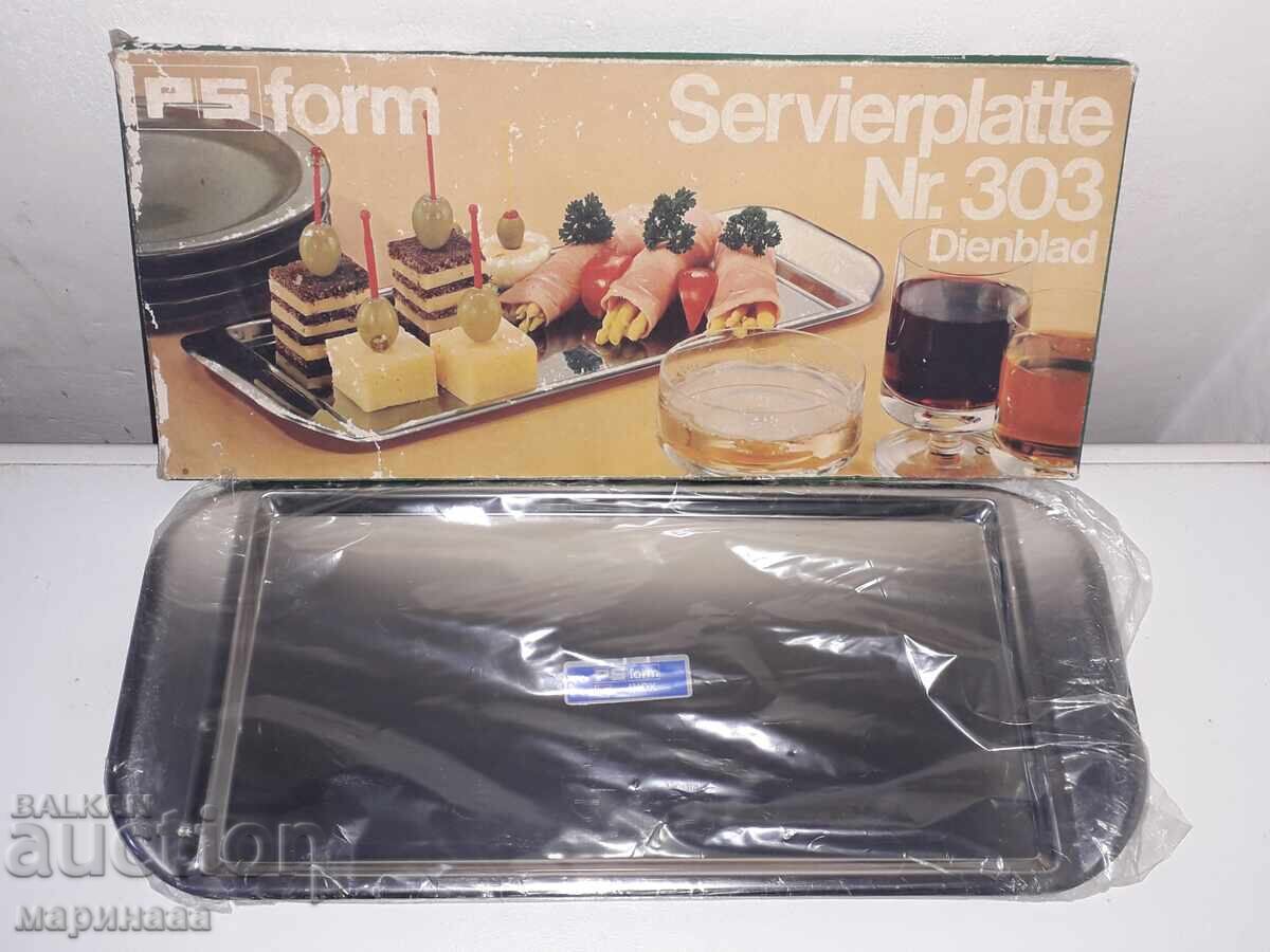 NEW PLATE. METAL. "ROSTFREI". GERMANY