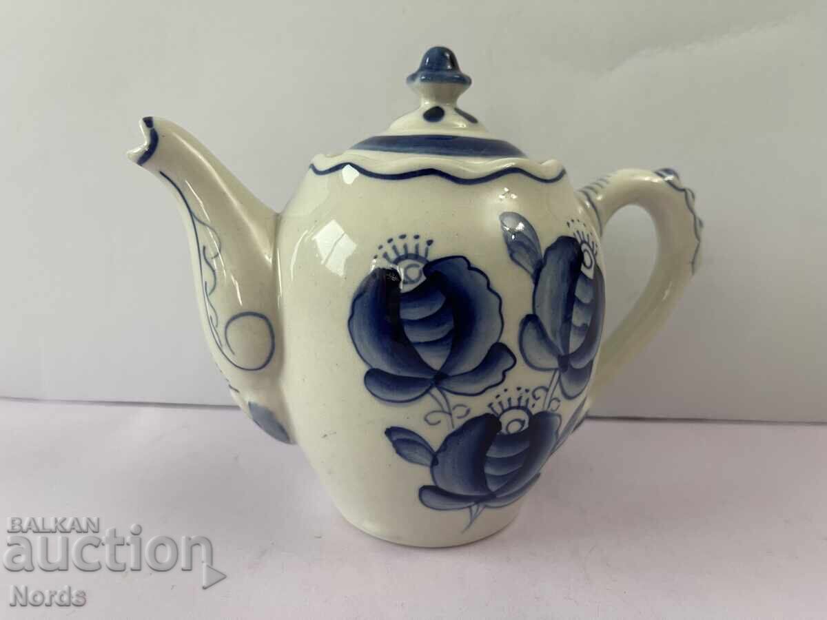 Gzhel porcelain teapot - 5