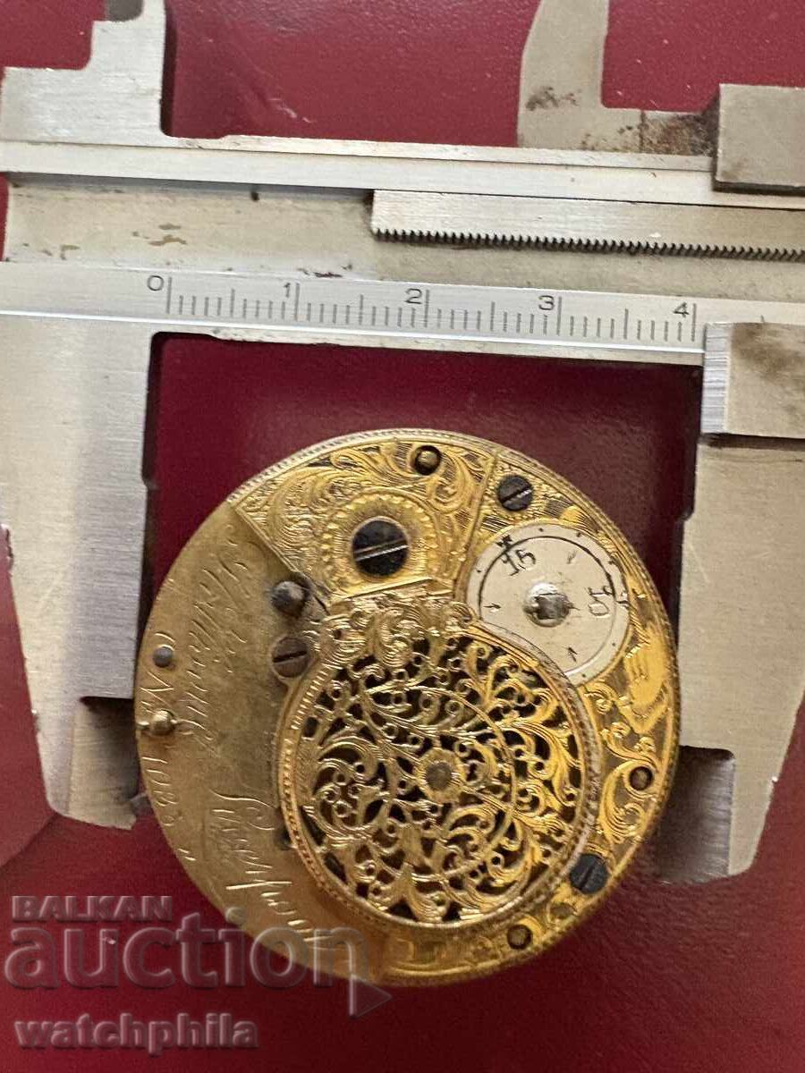 Μηχανισμός fuse Prior τσέπης ρολογιού. Διαθέσιμη αλυσίδα και γυαλί - 5