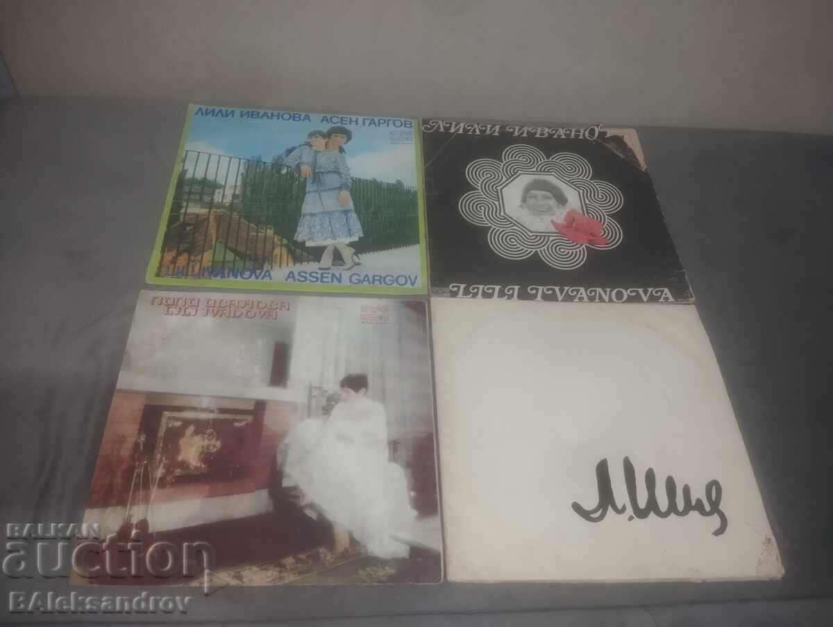 Λοτ δίσκων βινυλίου "Λίλι Ιβάνοβα" με τιμή 28.00 BGN | € 14.32 Λοτ δίσκων βινυλίου "Λίλι Ιβάνοβα" με τιμή 28.00 BGN | € 14.32