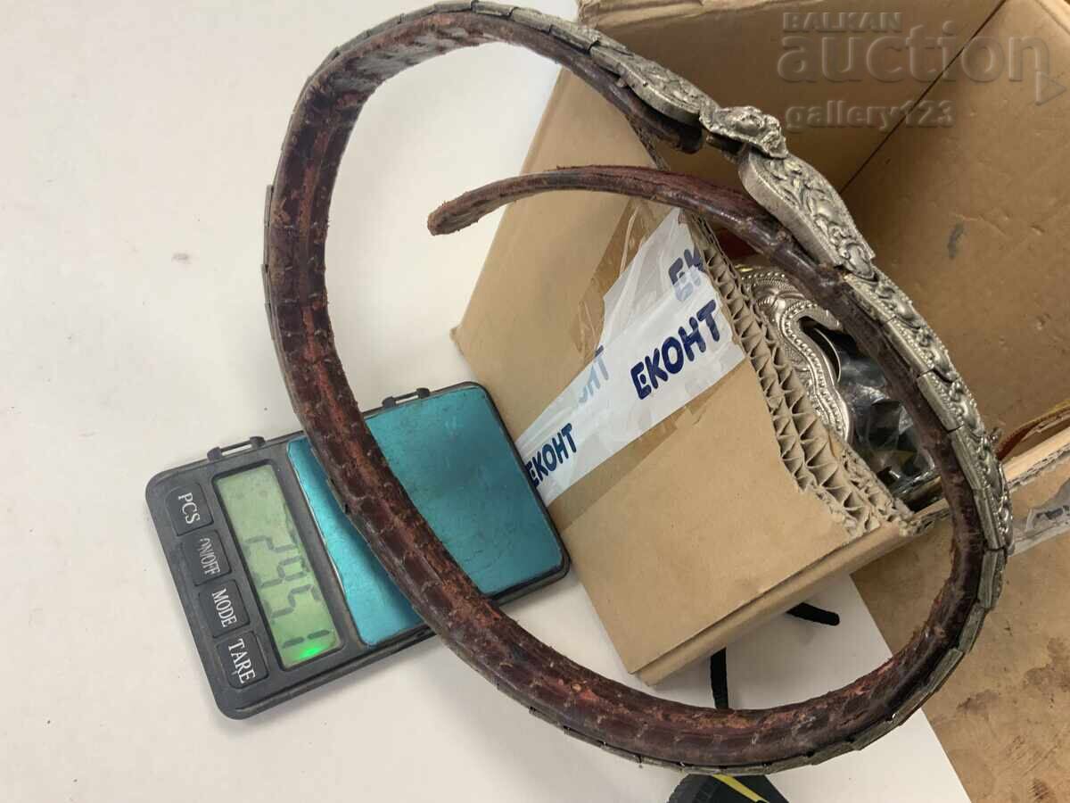 Revivalist belt silver carved leather perfect - 7 Revivalist belt silver carved leather perfect - 7