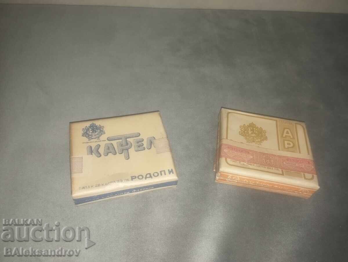 Παρτίδα παλαιών κουτιών τσιγάρων βασιλείου Βουλγαρίας