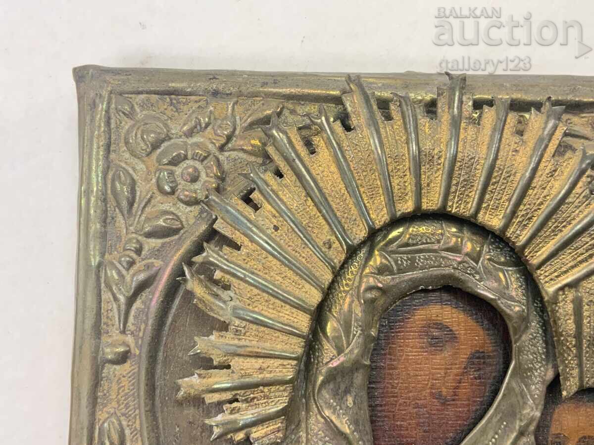 Old hand-painted Russian icon, mounting, 19th century - 5 Old hand-painted Russian icon, mounting, 19th century - 5