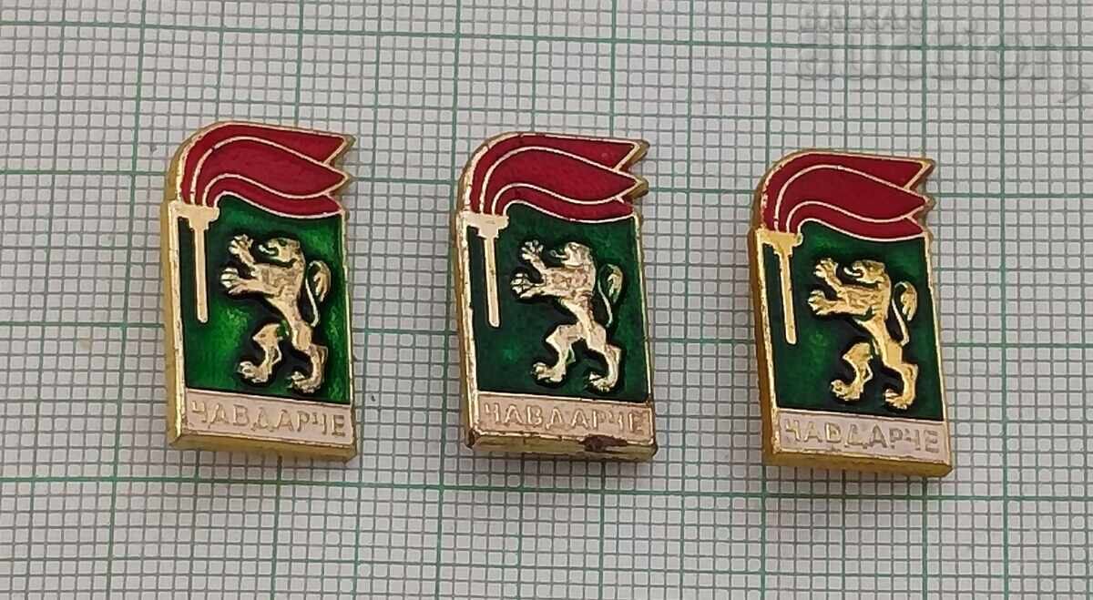 CHAVDARCHE LOGO BADGE LOT 3 PCS