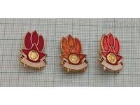 ALWAYS READY PIONEER LOGO BADGE LOT OF 3 PIECES