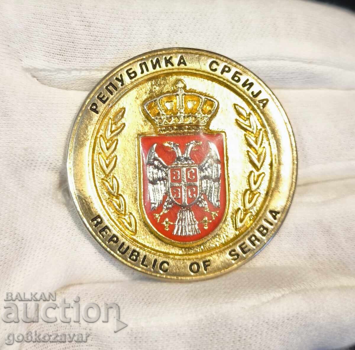 Livrarea Serbia Ministerul Apărării. Plachetă foarte frumoasă!