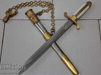 Pumnal de ofițer de infanterie cu teacă BNA
