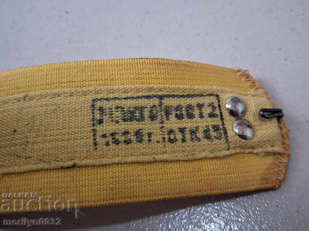 Officer parade belt scarf with blyah USSR buckle, buckle - 5