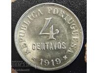 Coin Portugal 4 centavos, 1919