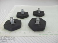 4 τμχ. ρυθμιζόμενα αποστάτες για ανύψωση πλυντηρίων κ.λπ. - 4