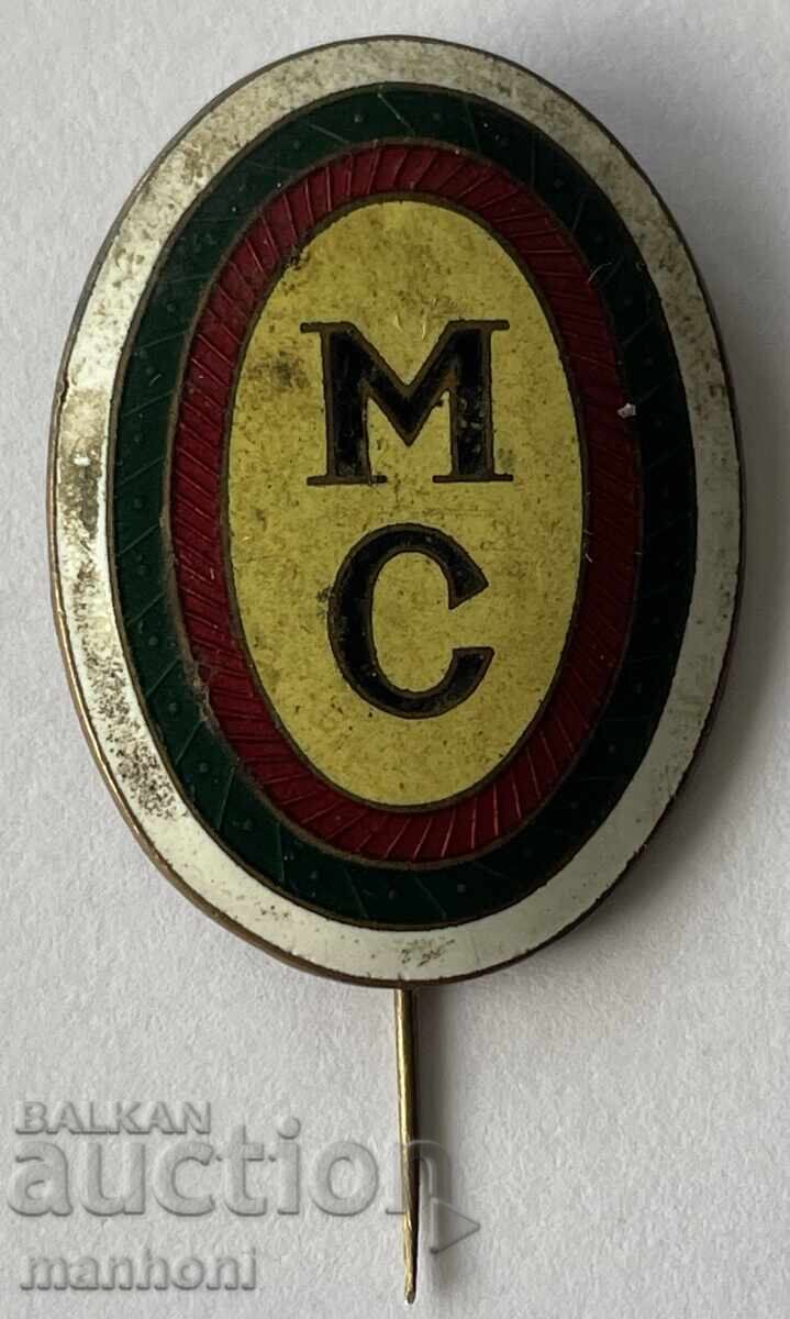 6259 Βασίλειο Βουλγαρίας κοκάρδα ΜΣ Τελωνειακή Υπηρεσία σμάλτο 30-