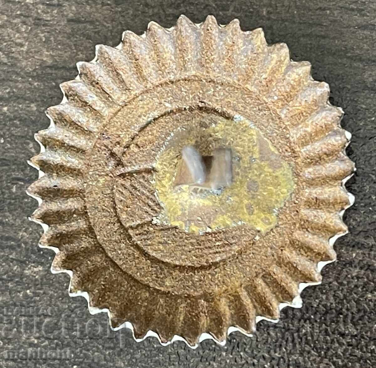 6260 Βασίλειο της Βουλγαρίας κοκάρδα αστυνομικού Βουλγαρικό κρατικό αστυνομικό με τιμή 50.00 BGN | € 25.56