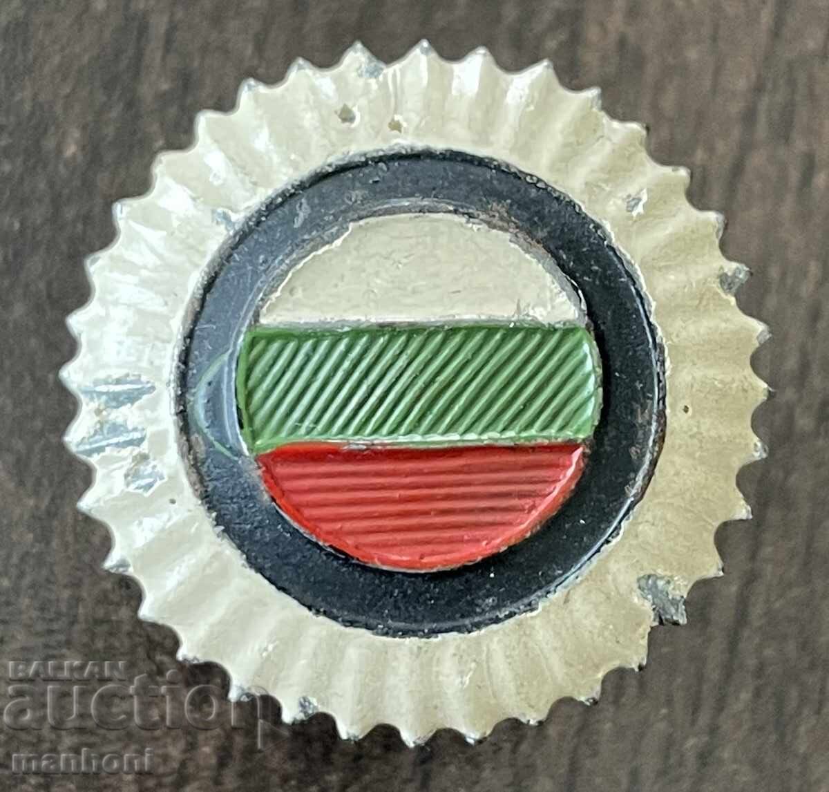 6260 Βασίλειο της Βουλγαρίας κοκάρδα αστυνομικού Βουλγαρικό κρατικό αστυνομικό