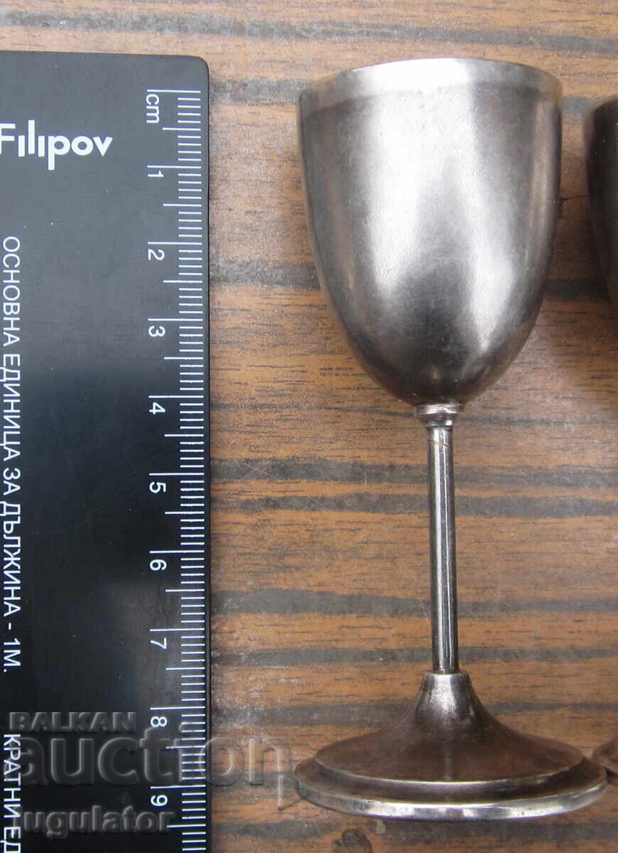 Antique German WMF I/O Cups/Glasses, 5 pieces - 7 Antique German WMF I/O Cups/Glasses, 5 pieces - 7