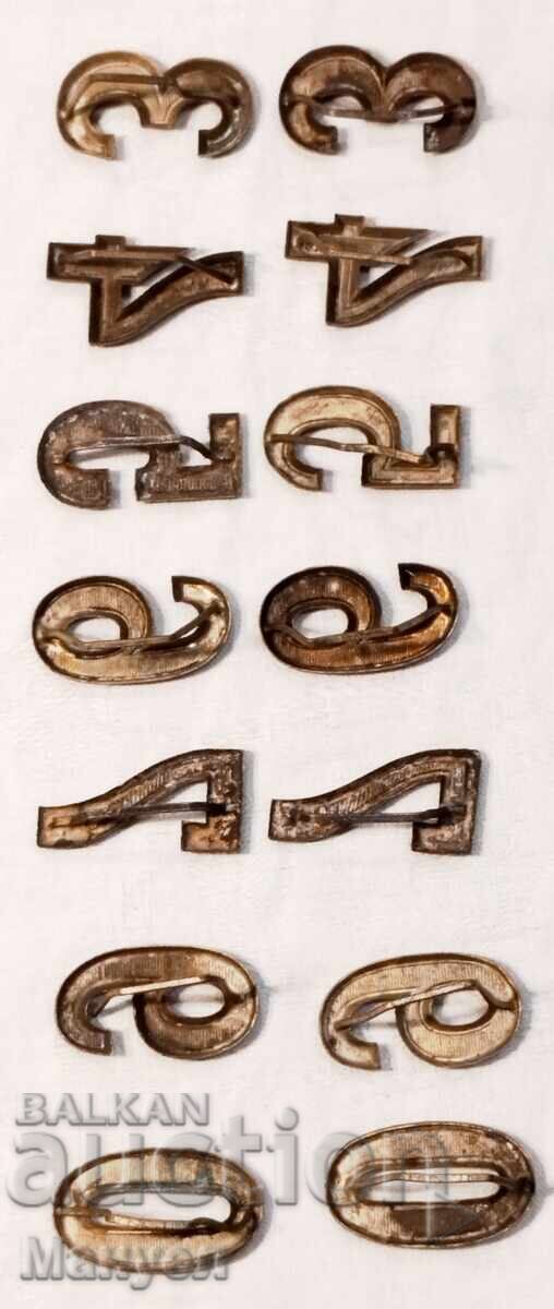 Παράδοση Αριθμοί για επωμίδες, επωλέτες Πρίγκιπα, Τσάρου Φερδινάνδου I Παράδοση Αριθμοί για επωμίδες, επωλέτες Πρίγκιπα, Τσάρου Φερδινάνδου I