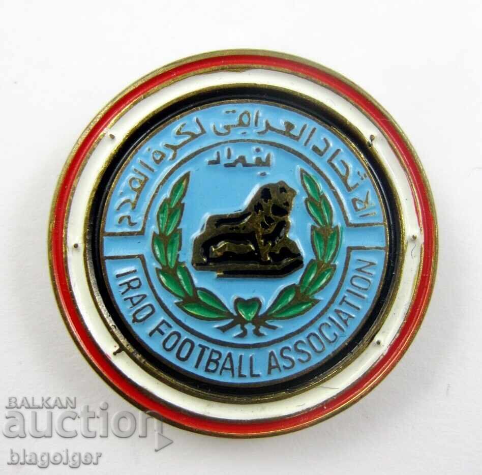 Asociația de Fotbal din Irak - Emblema de fotbal veche - Raritate cu preț € 9.50 | 18.58 BGN Asociația de Fotbal din Irak - Emblema de fotbal veche - Raritate cu preț € 9.50 | 18.58 BGN