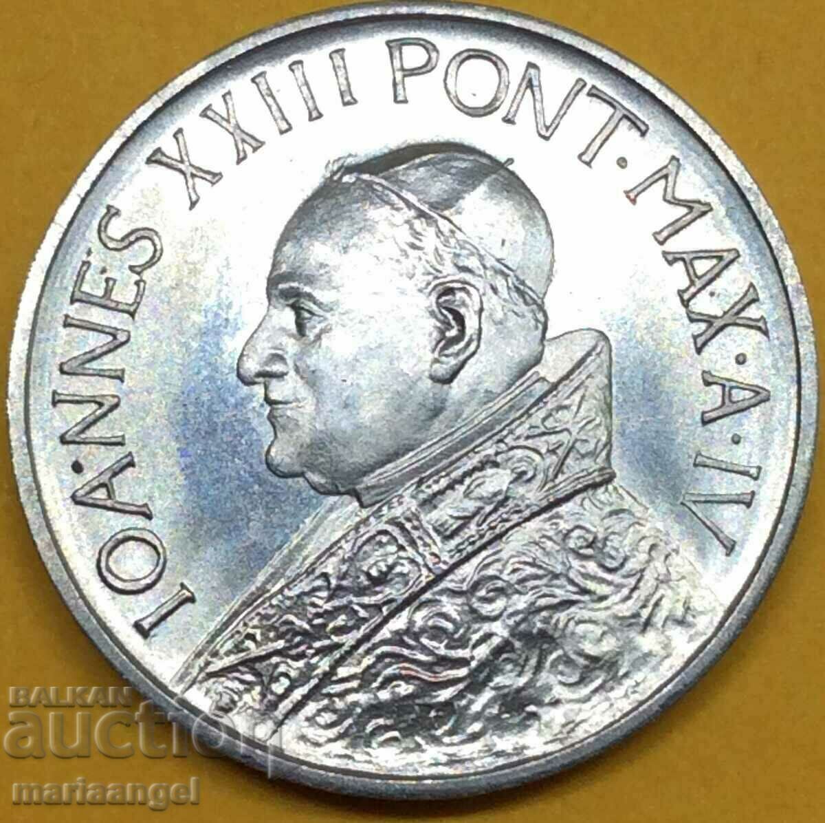 Delivery of 10 Lire 1962 Vatican John XXIII