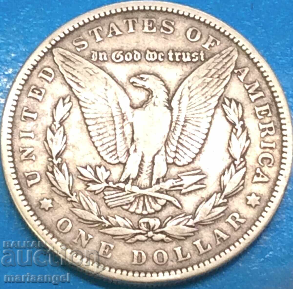 Delivery of 1 Dollar Morgan 1891 USA Silver 26.44g