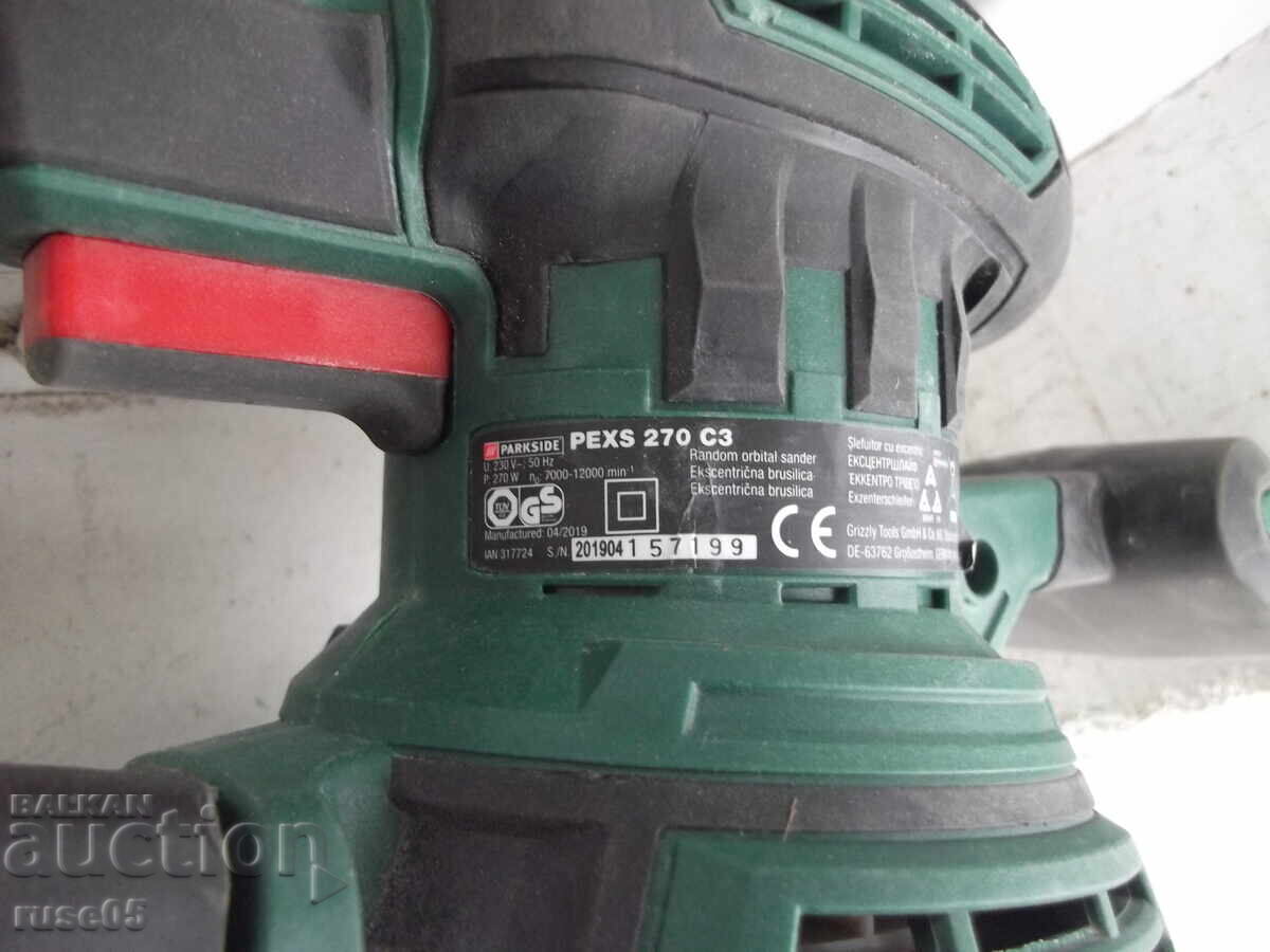 Șlefuitor vibrator "PARKSIDE - PEXS 270 C3" - 6 Șlefuitor vibrator "PARKSIDE - PEXS 270 C3" - 6