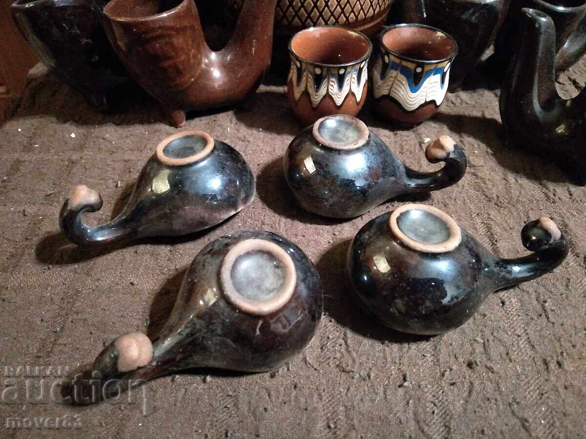 Κεραμικά. Κανάτα και φλιτζάνια. Μίγμα - 6