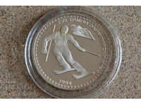 1992 - 50 лева Лилехамер. Първоначална цена само материал.