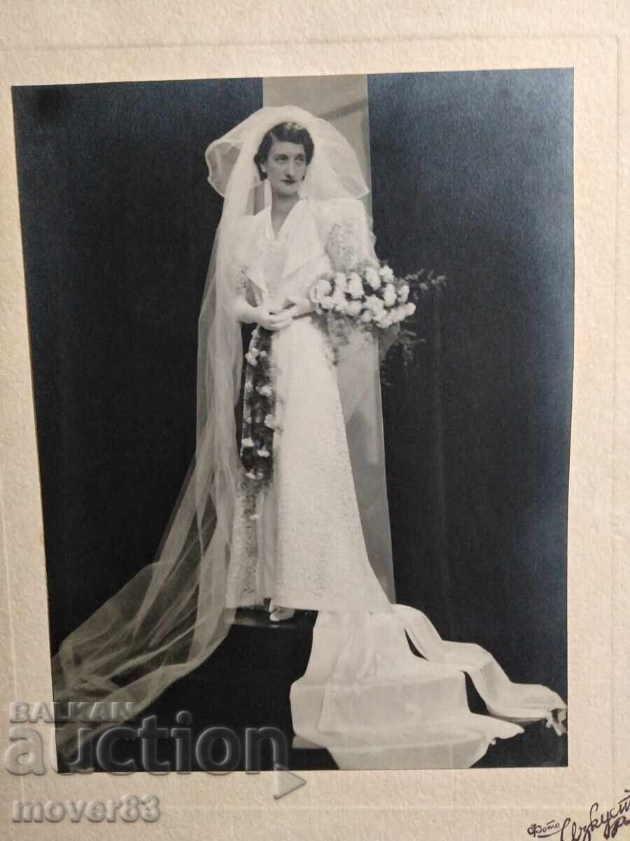 Old portrait photos. Bride/Groom. 1934 - 5 Old portrait photos. Bride/Groom. 1934 - 5