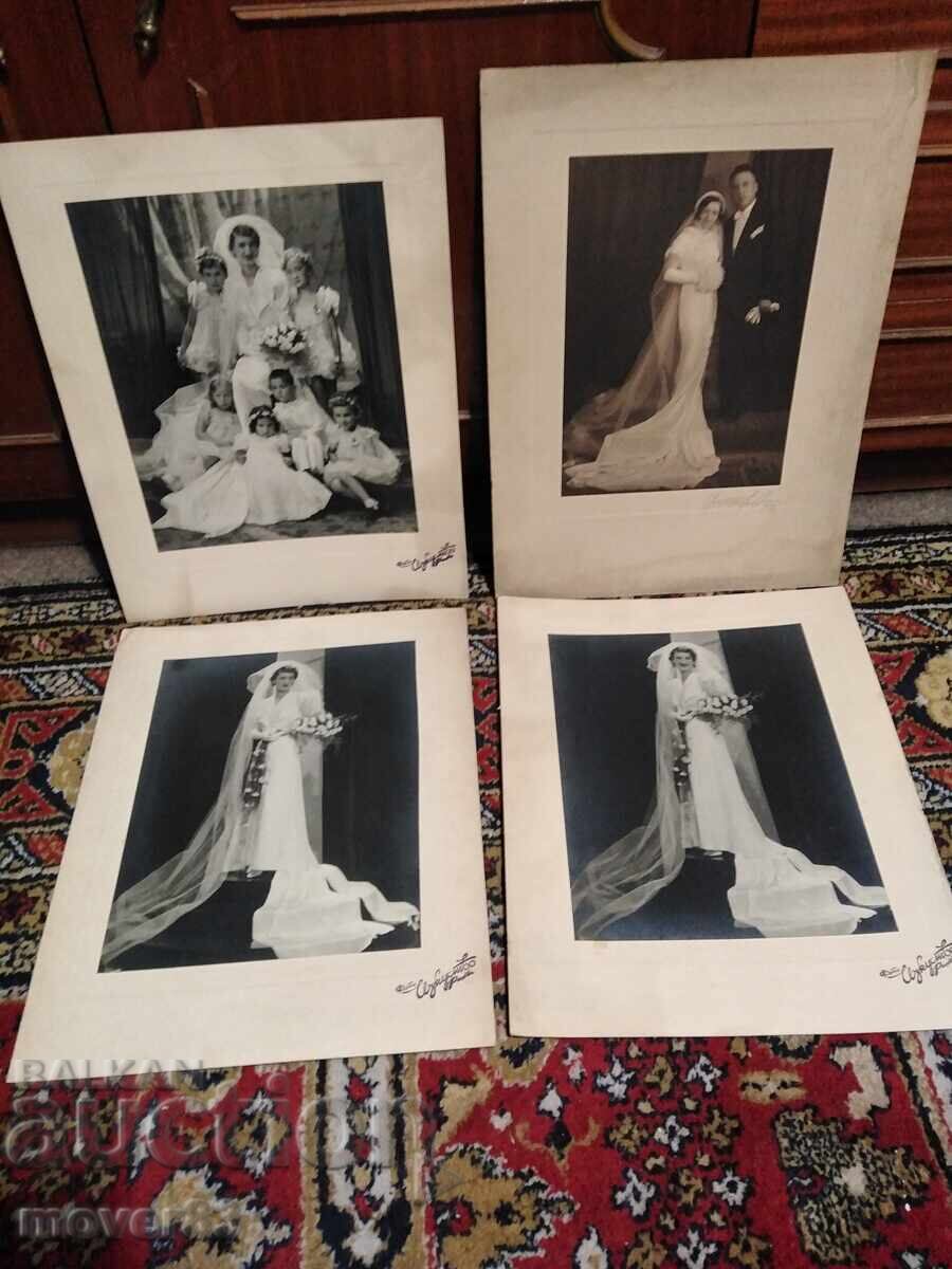 Old portrait photos. Bride/Groom. 1934 Old portrait photos. Bride/Groom. 1934