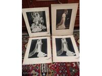 Old portrait photos. Bride/Groom. 1934