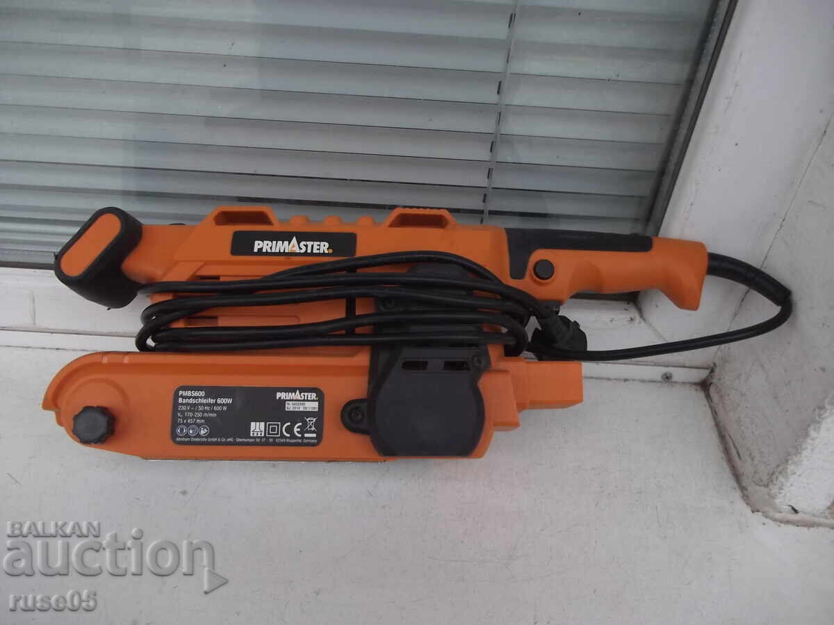 Licitație Șlefuitor cu bandă "PRIMASTER PMBS 600"