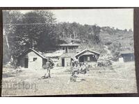5174 Kingdom of Bulgaria officers in front of the bivouac village Mala Rupa WWI