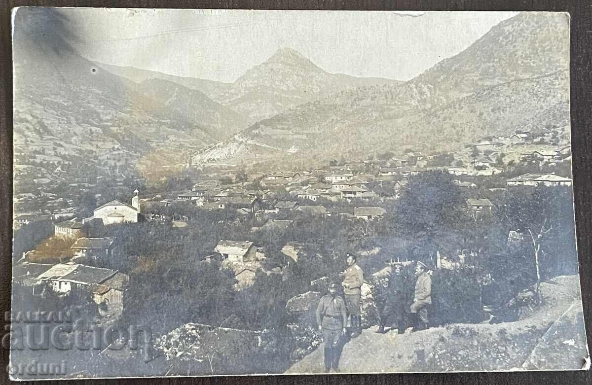 5180 Kingdom of Bulgaria Bulgarian Officers Village Konsko WWI Front