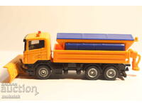 SCHUCO  H0 1/87 КАМИОН SCANIA СНЕГОРИН  МОДЕЛ