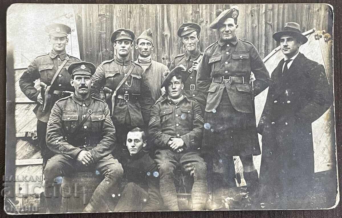 5183 Kingdom of Bulgaria English Occupation Soldiers Ruse in h