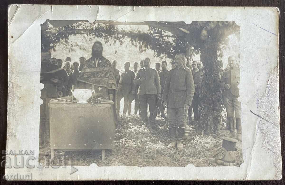 5184 Kingdom of Bulgaria officers at a prayer service, Easter 1917. WWI 5184 Kingdom of Bulgaria officers at a prayer service, Easter 1917. WWI