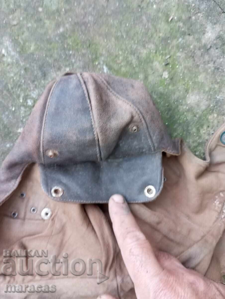 Παράδοση Δερμάτινο καπέλο μηχανόβιου