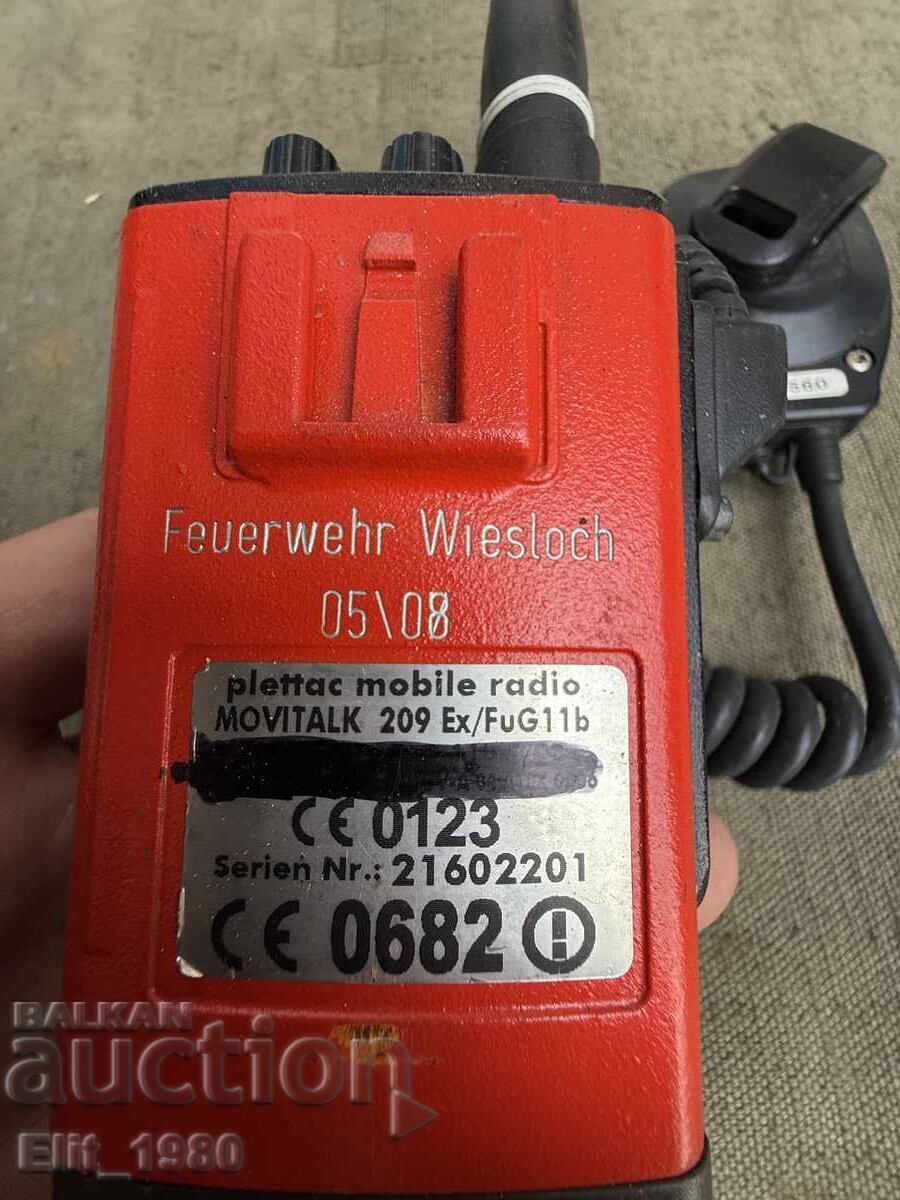 German Fire Station Radio - 6