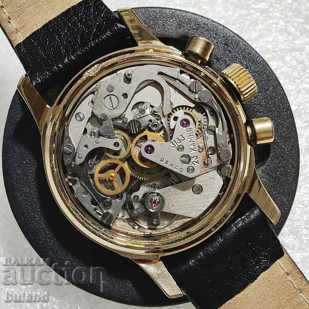 Παράδοση Ρωσικό Ρολόι Poljot Buran Χρονογράφος 3133 Poljot Chronograph Παράδοση Ρωσικό Ρολόι Poljot Buran Χρονογράφος 3133 Poljot Chronograph