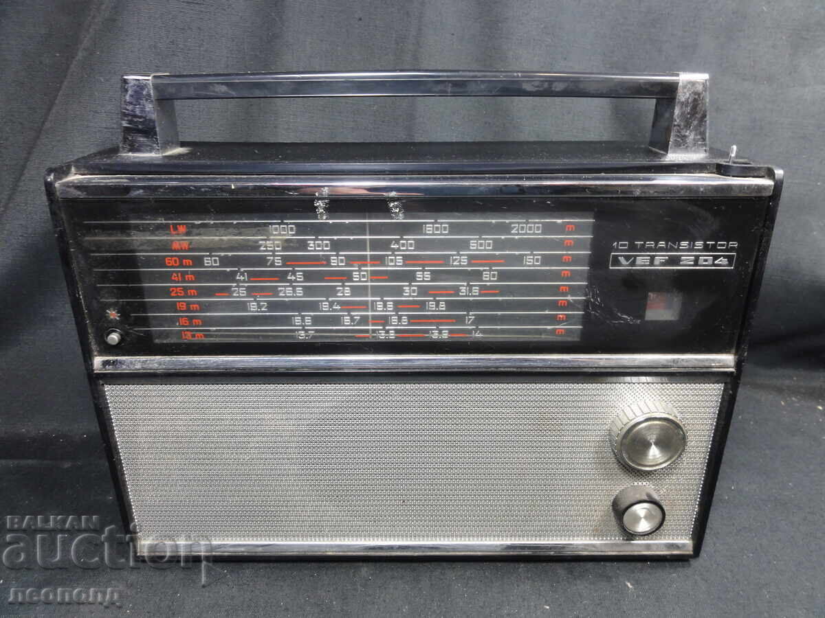 BZTs STAR RETRO SOC USSR TRANSISTOR RADIO VEF 204 VEF