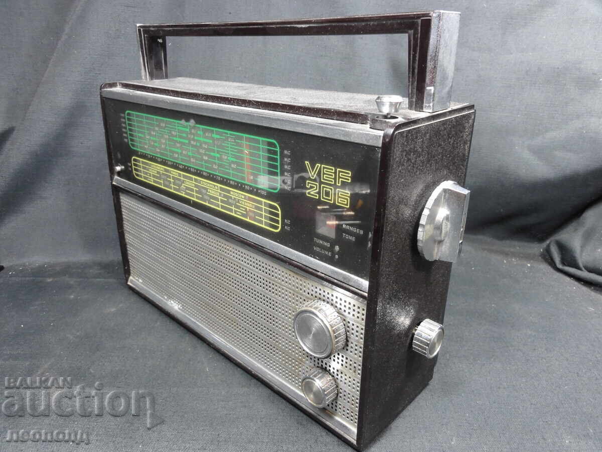 BZTs STAR RETRO SOC USSR TRANSISTOR RADIO VEF 206 VEF with price 8.00 BGN | € 4.09 BZTs STAR RETRO SOC USSR TRANSISTOR RADIO VEF 206 VEF with price 8.00 BGN | € 4.09