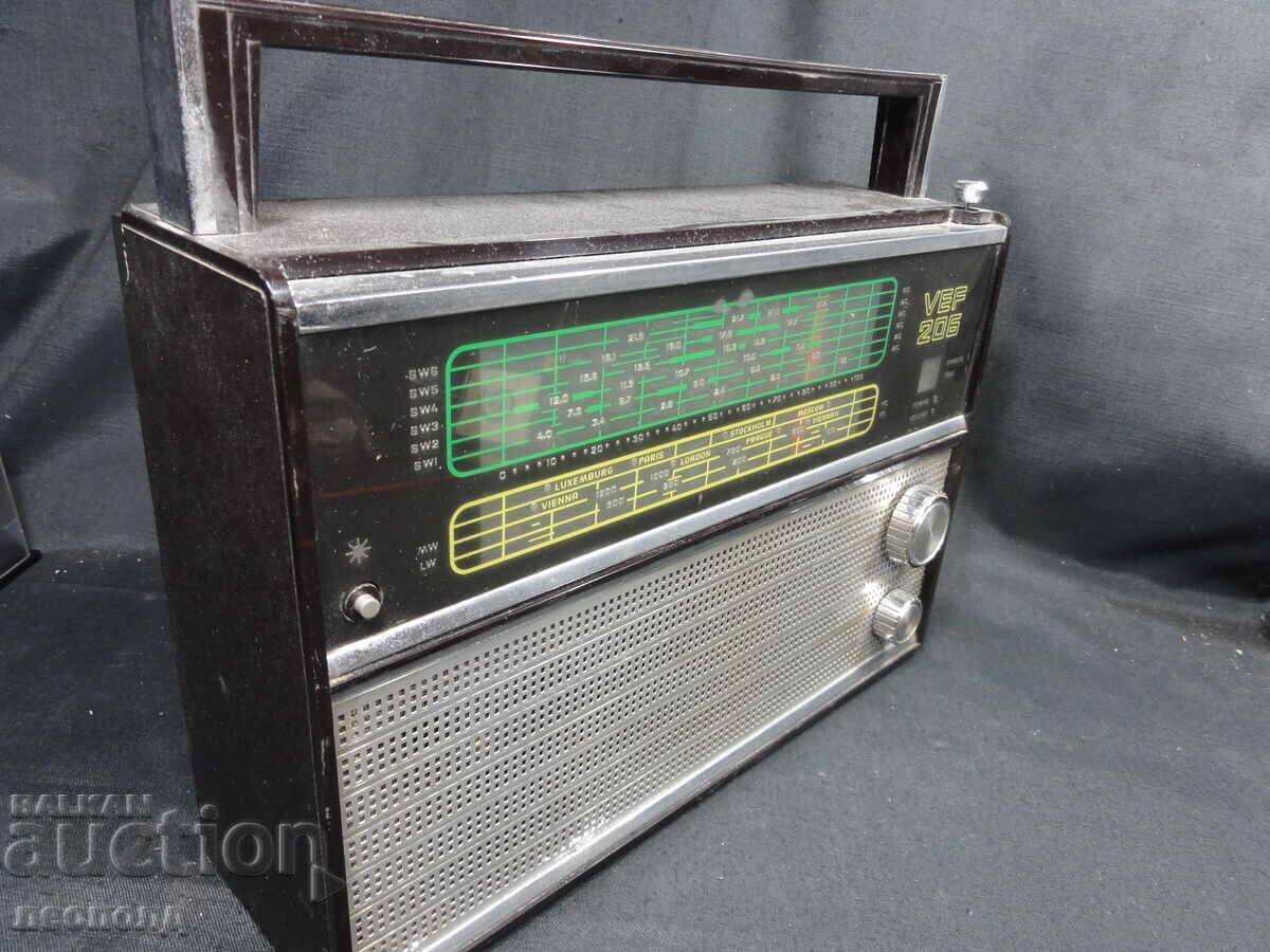 Auction BZTs STAR RETRO SOC USSR TRANSISTOR RADIO VEF 206 VEF Auction BZTs STAR RETRO SOC USSR TRANSISTOR RADIO VEF 206 VEF